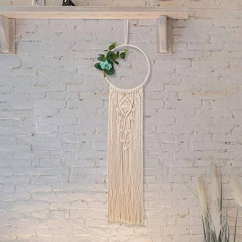 **Tapiz Bohemio Simple Hecho a Mano – Tejido Decorativo para Hogar, Sala de Estar y Tienda